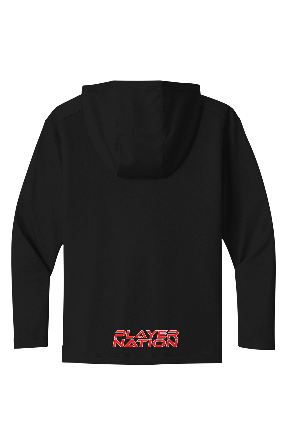 Lightweight Hoodie (black with red)