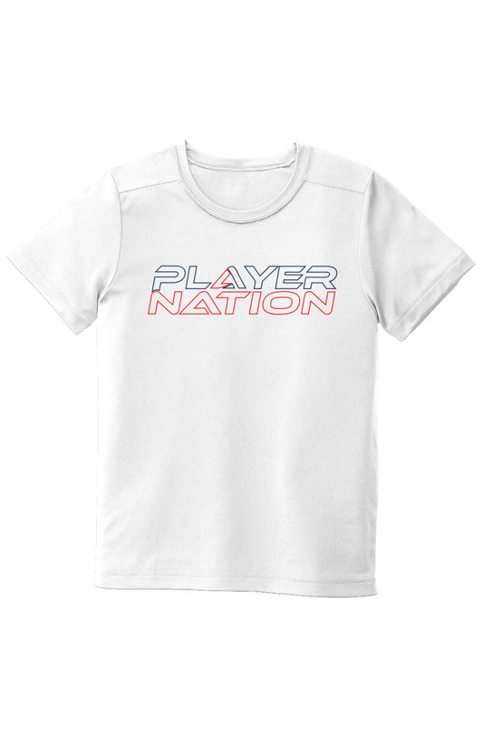 The Pulse Youth UV Performance Tee (white)