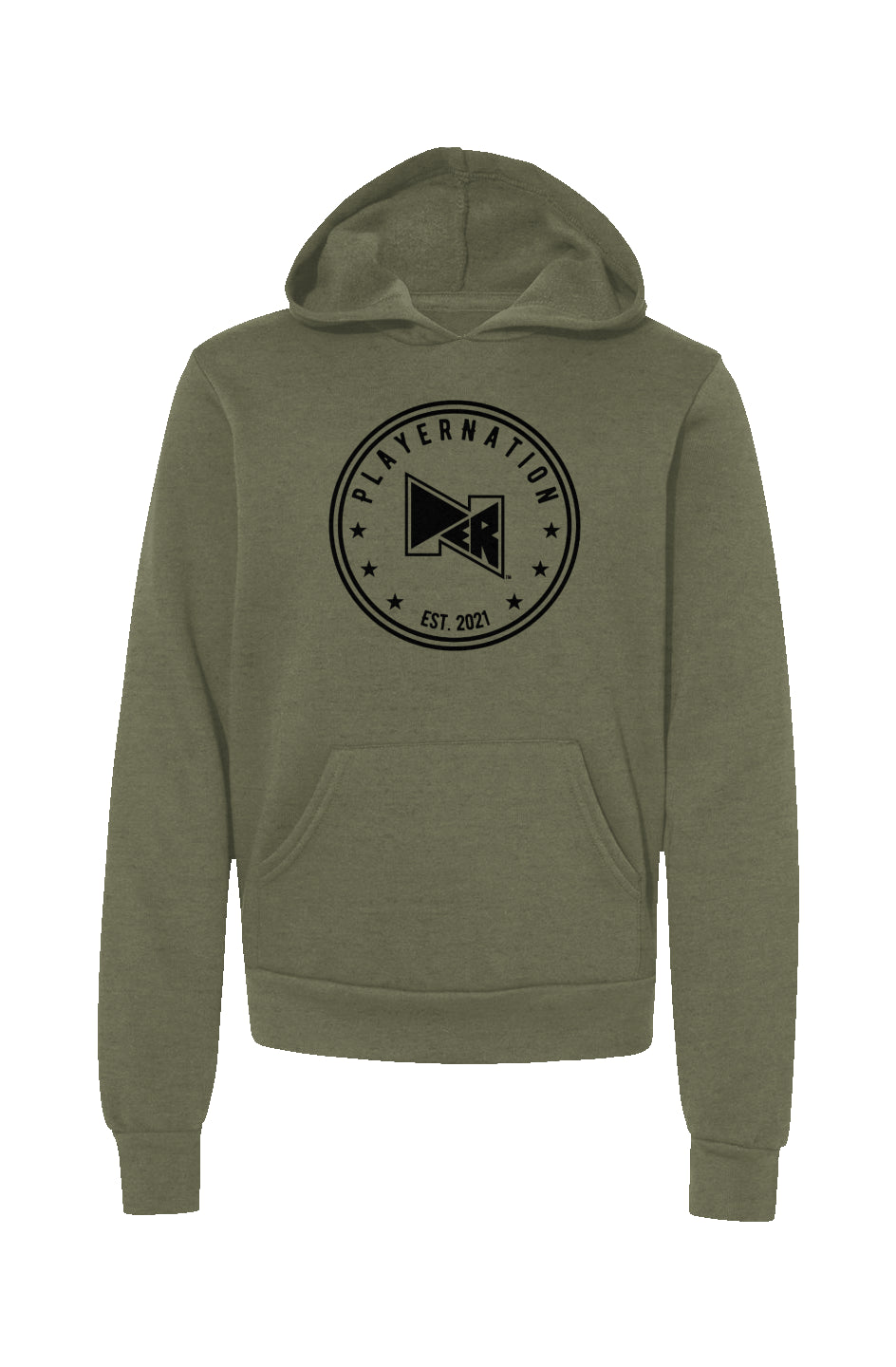 Cornerstone Emblem Youth Hoodie (moss green)