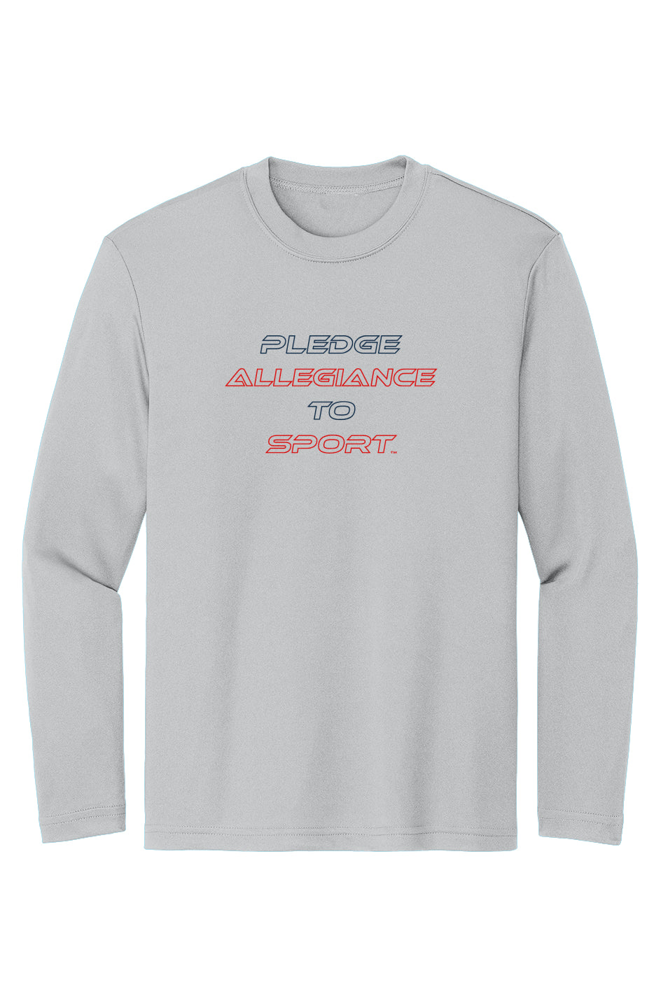 Players' Creed Youth LS Performance Tee (gray)